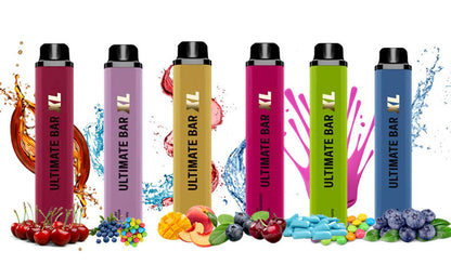 box of 10pc- ULTIMATE BAR XL 3500 DISPOSABLE POD DEVICE 0MG 2 ml