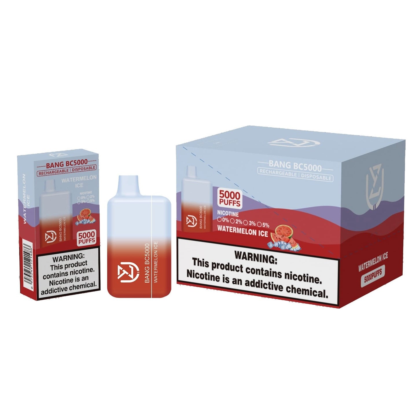 UZY BANG BC5000 0% 2% 3% 5% nicotine 5000puffs disposable electronic cigarettes