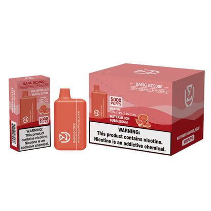 UZY BANG BC5000 0% 2% 3% 5% nicotine 5000puffs disposable electronic cigarettes