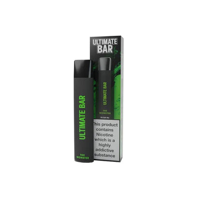 10 Pieces Ultimate Bar 600 Puffs Disposable Vape Kit
