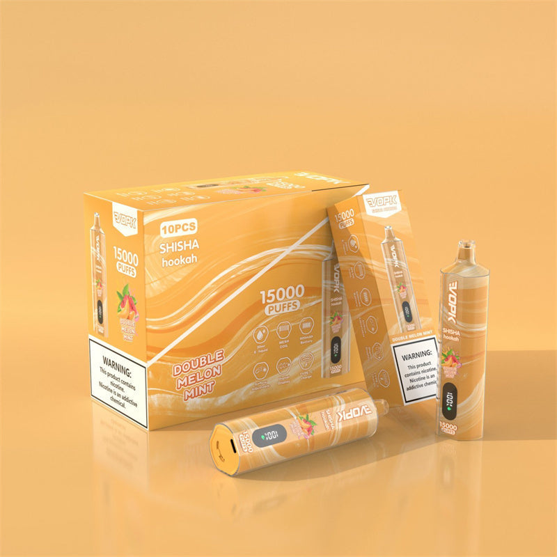 Vopk Shisha Hookah 15000 Puffs Disposable Vape 20ml Capacity 10 Different Flavors Electric Hookah Price