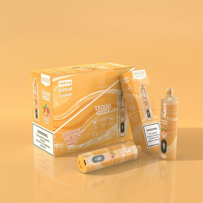 Disposable Vape Pen Vopk Shisha 15000puffs Digital Screen Rechargeable Type-C Preheat 600mAh Battery
