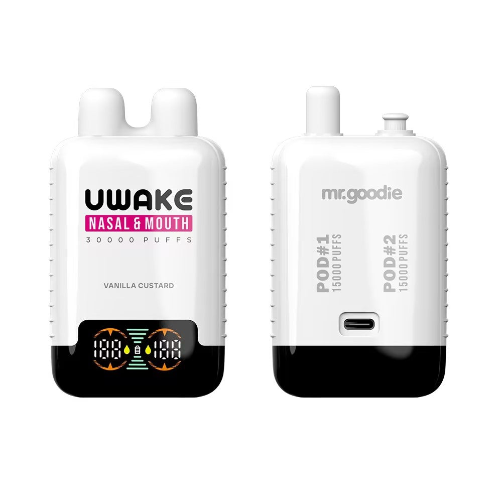 Vap Mod Uwake 30000 Puffs 30K Nasal and MouthDisposable Vape 23ml 12 Flavors