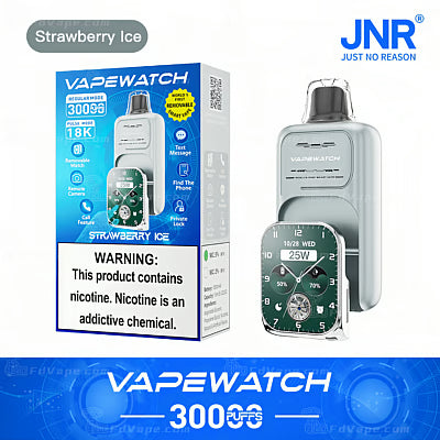 JNR Vape Watch 30000 Puffs Disposable Vape （2%3%5%Nicotine）19ML 850mAh 10 Flavors Available In Sales