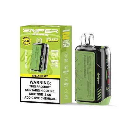 Vapmod Sniper 25000 Puffs Vape - 20ml E-liquid, 5% Nicotine, 12 Flavors