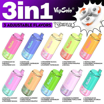Vapsolo Triple 30000 Puffs Disposable Vape Wholesale