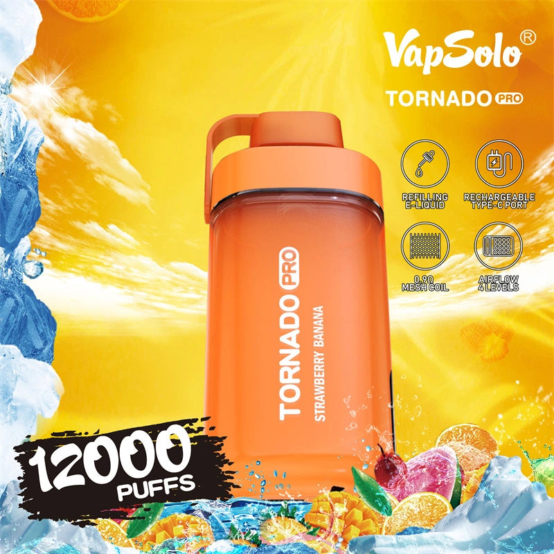 Vapsolo Viking 12000 Puffs - 22mL, 5% Nicotine, 15 Fruit Flavors