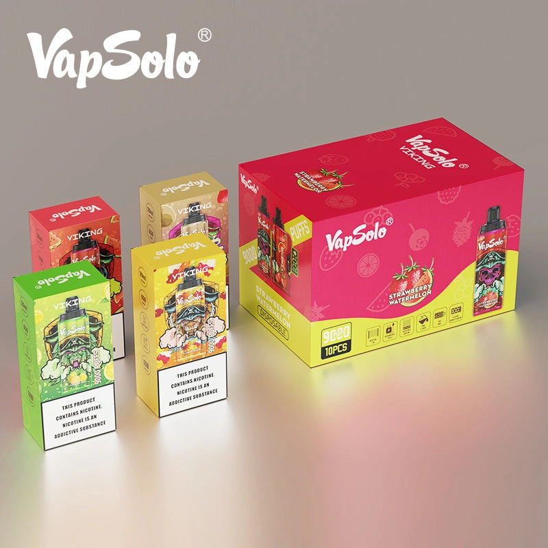 VapSolo Viking 12000 Puffs Disposable Vape - 22ml, Mesh Coil, 10 Flavors