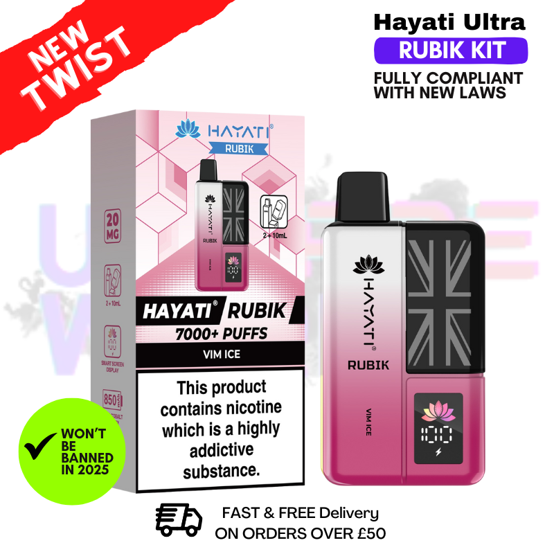 VIM ICE Hayati Rubik 7000 Puff 7K Bar