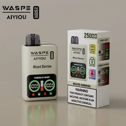 WASPE 25000 Puffs Disposable Vape Wholesale,	650 mAh ,25ML 10Flavors