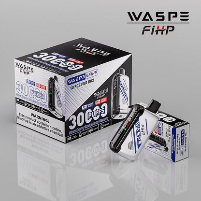 Waspe FIHP 30K Puffs Disposable Vape – LED Display, Adjustable Airflow, Dual Mesh Coils