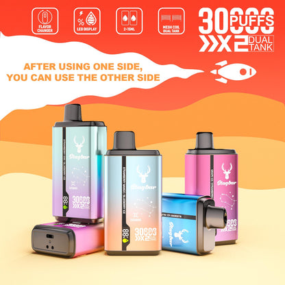 EU Warehouse Stag bar GEMINI 30000 Puffs Disposable Vape Wholesale-750mAh battery, 15ml E-liquid, Multiple Nicotine 10 Flavors