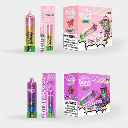 Bang Blaze Disposable Vape 20000 Puffs E Cigarette Pod Puff 20k Smart Screen Display Vaper-1000mAh Battery, 26ml E-liquid, Multiple Nicotine 12 Flavors
