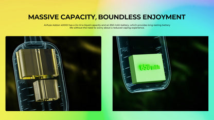Airfuze Addon 40000 Puffs Disposable Vape Wholesale