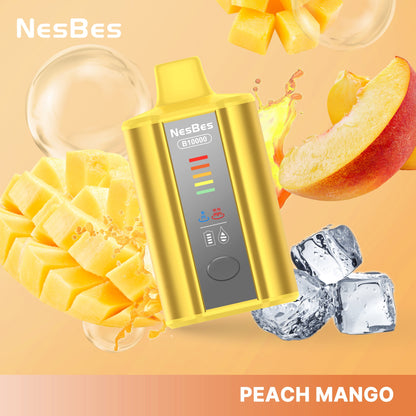 NESBES B10000 Puffs Disposable Vape Wholesale-700mAh battery, 17ml-E-liquid, Multiple Nicotine 8 Flavors
