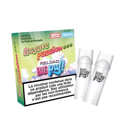 BIG PUFF Reload - Pack de 2 Cartouches 2 ml 600 Puffs