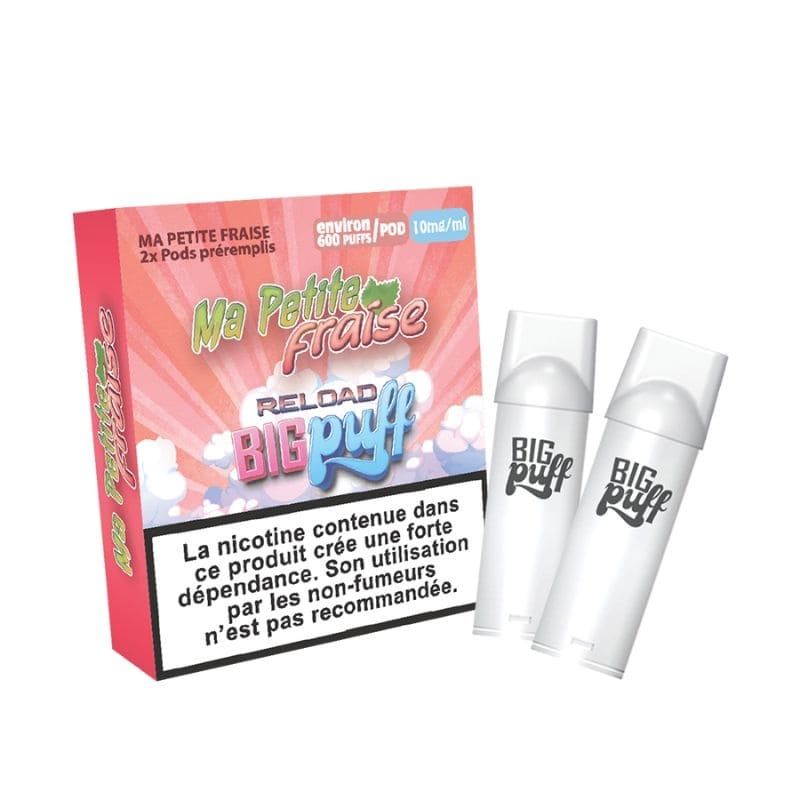 BIG PUFF Reload - Pack de 2 Cartouches 2 ml 600 Puffs