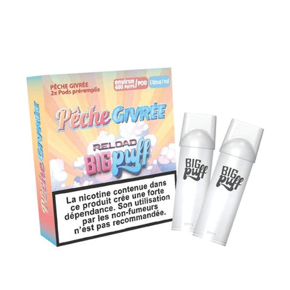 BIG PUFF Reload - Pack de 2 Cartouches 2 ml 600 Puffs