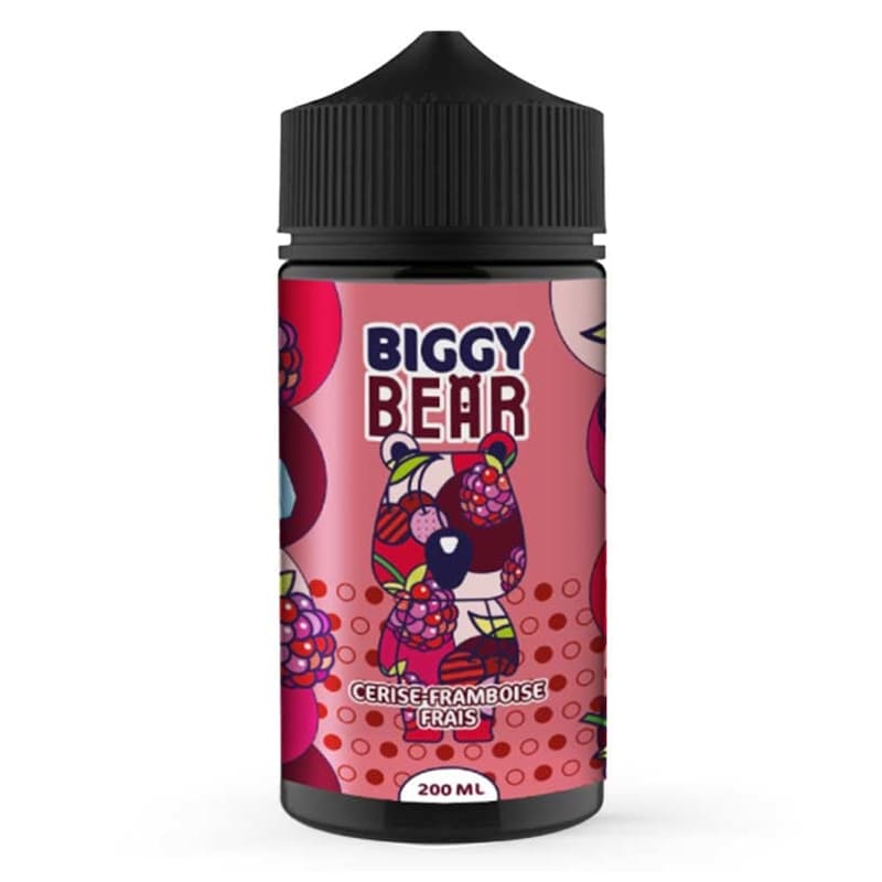 BIGGY BEAR Cerise Framboise Frais - E-liquide 200ml