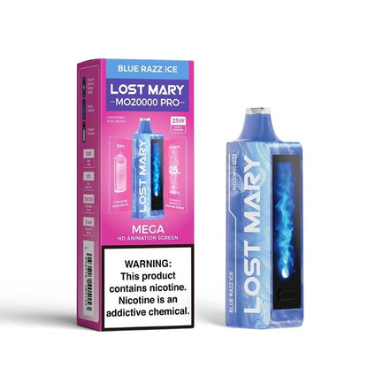Disposable Vape 20000 Puffs - Lost Mary MO20000 Pro (5% Nic) | Dual Mesh Coil