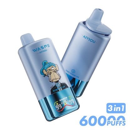 WASPE 60K 3-in-1 Triple Flavor Disposable Vape 54ml 5%
