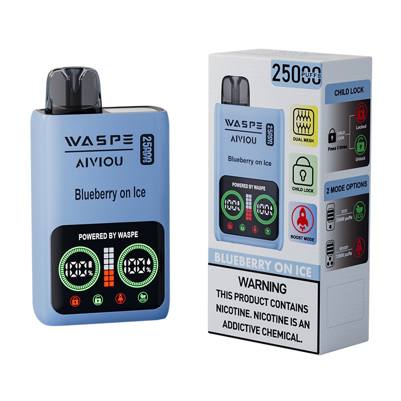 WASPE  Aiviou 25000 Puffs Disposable Vape 650mah 25ml 10 Flavors