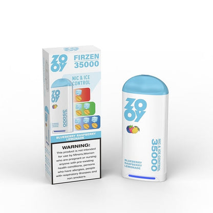 ZOOY FIRZEN 35000 Puffs Nic&Ice Control Disposable Vape 550mAh battery  10 Flavor Options