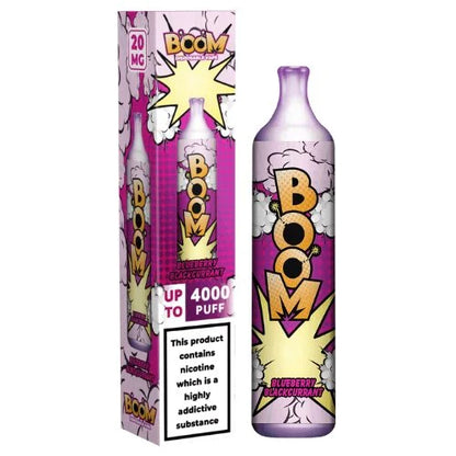 Boom Disposable Vape2 ml 20 mg  Up to 4000 Puffs Non rechargeable