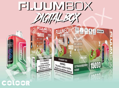 FLUUM BOX 15000 Puffs Disposable Vape Wholesale-650mAh battery, 25ml E-liquid, Multiple Nicotine 12 Flavors