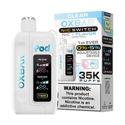 OXBAR X Pod Juice Nic Switch 35K Disposable Vape 5%