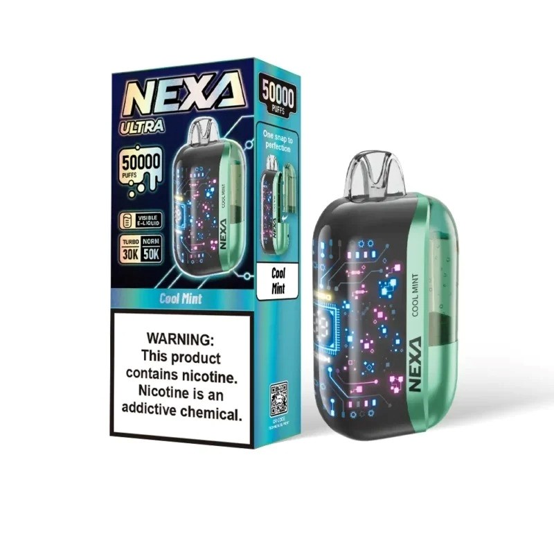 VOOPOO NEXA Ultra 50000 Vape - 20ml E-liquid, 5% Nicotine, 15 Flavors