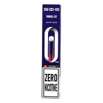 SKE Crystal Bar 600 puffs Disposable Vape 0mg,2ml 500mAh ,17flavours.