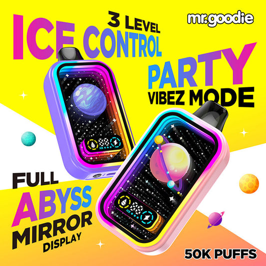 Mr.Goodie Abyss Mirror Ice Control 50000 Puffs Disposable Vape Wholesale