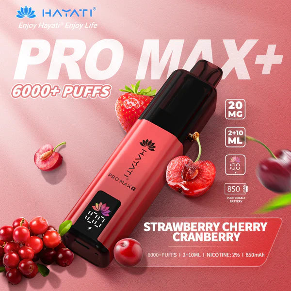 Hayati Pro Max+ 6000 Puffs Disposable Vape