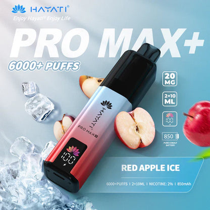 Hayati Pro Max+ 6000 Puffs Disposable Vape