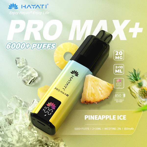Hayati Pro Max+ 6000 Puffs Disposable Vape (Box of 10)