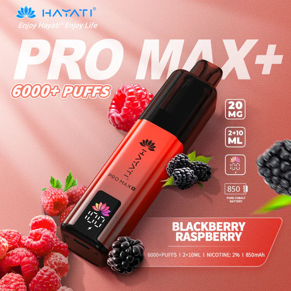 Hayati Pro Max+ 6000 Puffs Disposable Vape