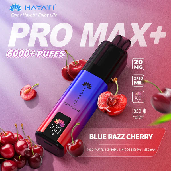 Hayati Pro Max+ 6000 Puffs Disposable Vape (Box of 10)