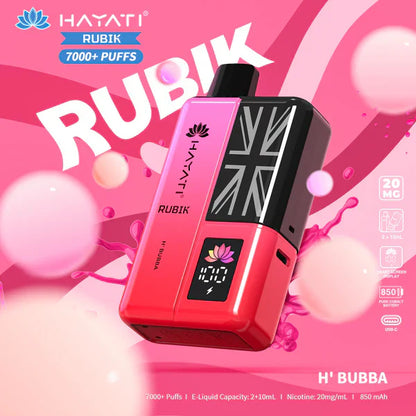 Hayati Rubik 7000 Puffs Disposable Vape