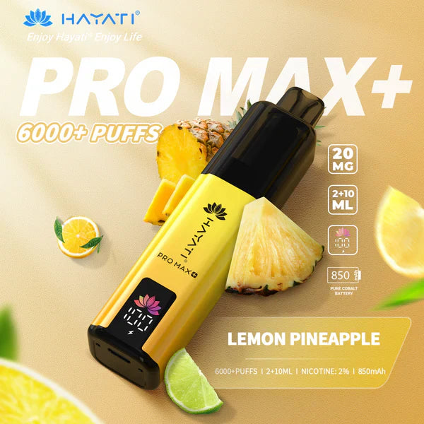 Hayati Pro Max+ 6000 Puffs Disposable Vape (Box of 10)