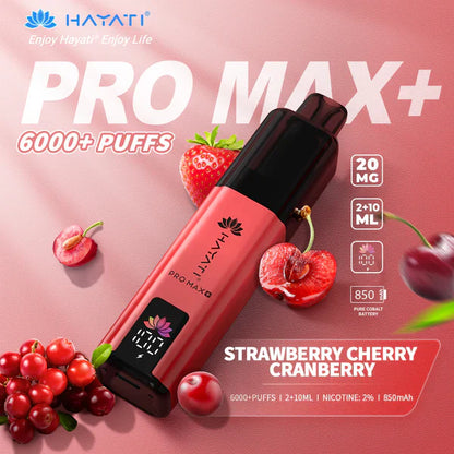 Hayati Pro Max+ 6000 Puffs Disposable Vape