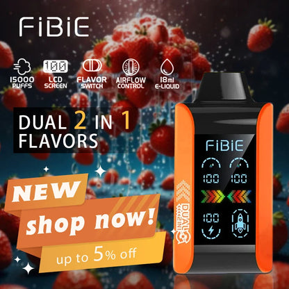 FIBIE 15000 Dual Flavors Disposable Vapor Wands  (💘 In stock in Australia!