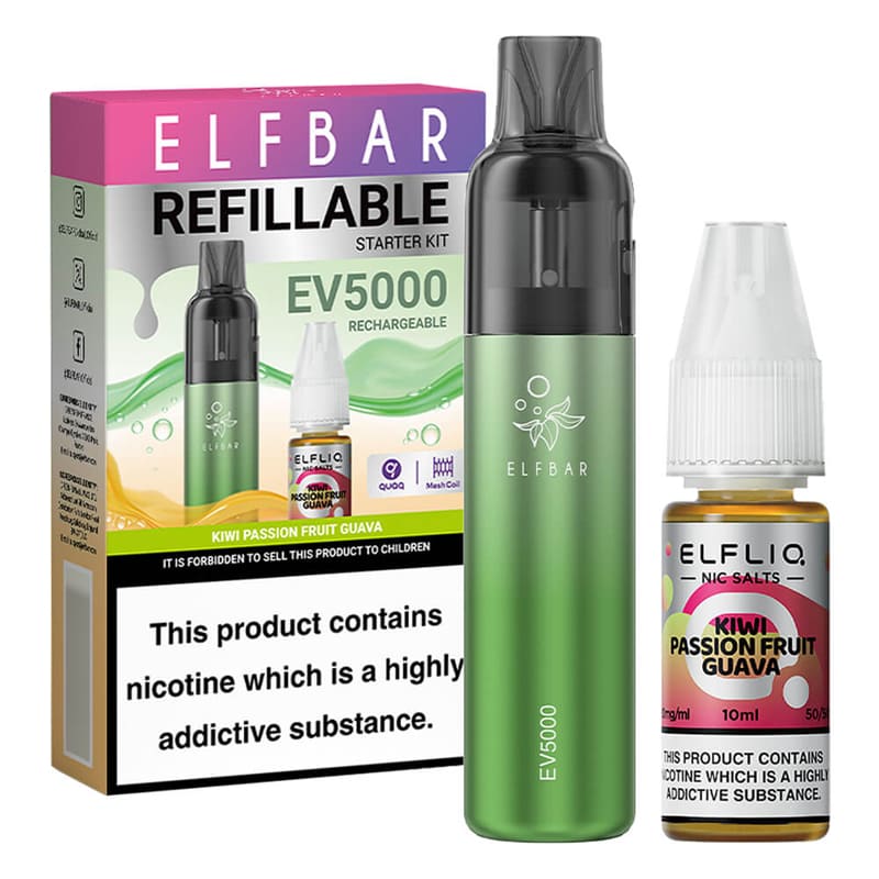 ELF BAR EV5000 - Pack Pod Jetable 5000 Puffs 2ml 20mg