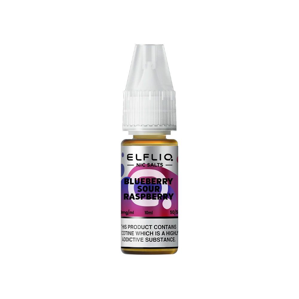 ELFBAR Elfliq Blueberry Sour Raspberry - Sel de nicotine 10ml