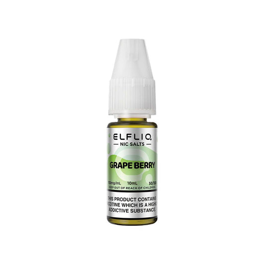 ELFBAR Elfliq Grape Berry - Sel de nicotine 10ml