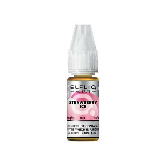 ELFBAR Elfliq Strawberry Ice - Sel de nicotine 10ml