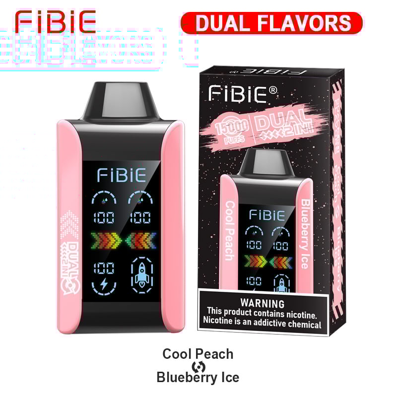 FIBIE 15000 Dual Flavors (Dual flavor switch Over 100,000 positive reviews)