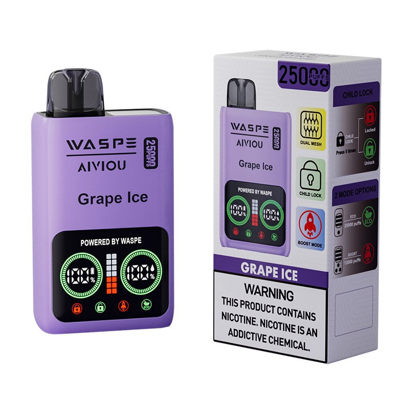 WASPE  Aiviou 25000 Puffs Disposable Vape 25ml 650mah 10 Flavors