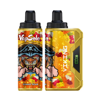 VapSolo Viking 12K Puffs Disposable Vape | Ajustable Airflow,LCD Display,Type-C port