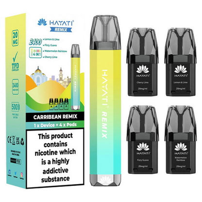 Hayati Remix 4 in 1 2400 Pod Vape Kit